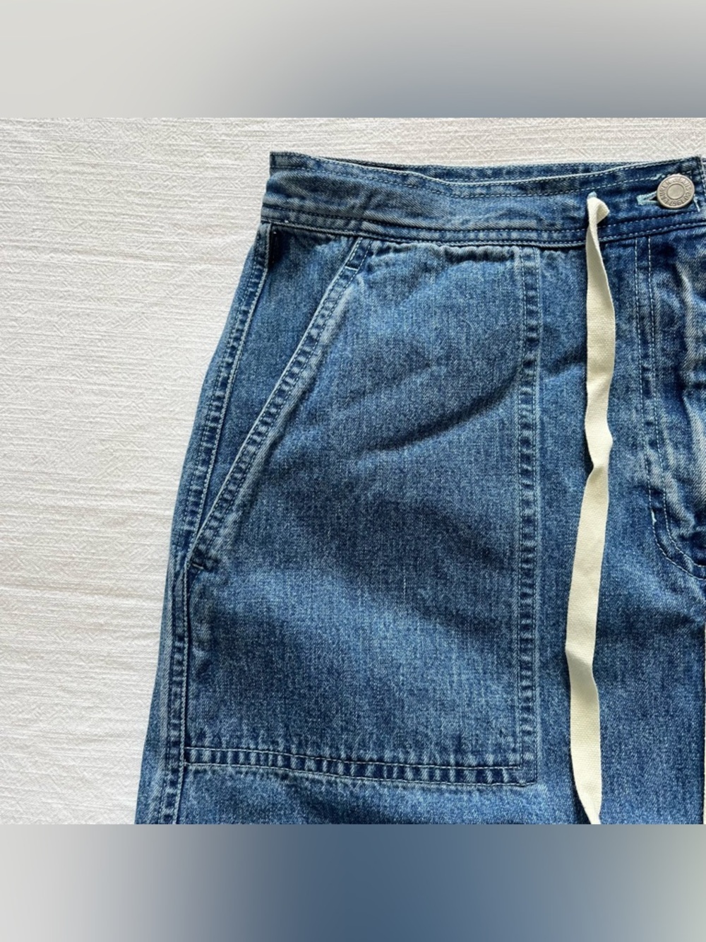 Ralph Lauren Blue Denim Skirt - Picture 4 of 4